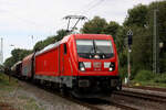 DB Cargo AG mit 187 083 am 02.09.2022 auf der Hamm-Osterfeld Strecke in Datteln.