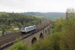 187 004 auf dem Viadukt in Altenbeken am 4.5.17