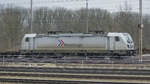 91 80 6187 079-9 D-RHC bringt einen  Hard Top Bulk Containerzug  Richtung Norden.