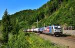 187 344 mit einem Kesselzug am 21.08.2021 bei Ingling.