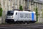 Railpool 187 003 findet sichselbst am 29 Mai 2019 in Spiez zurück.