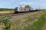 187 074 mit Kesseln am 4. Mai 2026 bei Asbach.