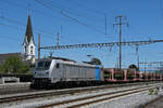 Lok 187 006-2 durchf�hrt am 10.07.2026 den Bahnhof Kaiseraugst.