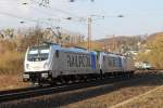 187 005-4 + 187 004-7 + 186 908 (IGT) in Kreiensen am Km 70,0 - 19.03.2014