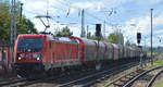 DB Cargo AG [D] mit  187 193  [NVR-Nummer: 91 80 6187 193-8 D-DB] und Coilzug Richtung Ziltendorf EKO am 07.09.20 Berlin Hirschgarten.