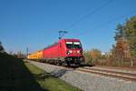 DB Cargo 187 143-3 mit gemischten Güterzug am 07.11.20 in Hanau Rauschwald