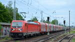 DB Cargo AG [D] mit  187 172  [NVR-Nummer: 91 80 6187 172-2 D-DB] mit Coilzug Richtung Ziltendorf EKO am 08.07.21 Berlin Hirschgarten.