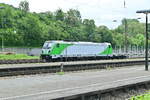 SETG 187 302-5 ist in Mosbach-Neckarelz mit Rangierarbeiten beschäftigt am Donnerstag den 24.5.2023