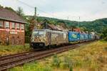188-063 CFL Cargo mit Lkw Walter KLV in Oberwinter, Juli 2025.