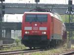 189 006-0 wirbelte mit ihrem Gterzug von Tschechien komment Staub auf.28.04.07