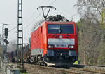 189 088-8 mit Drahtrollen durch Bonn-Beuel - 13.03.2017