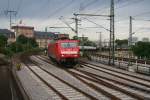 189 015 mit einem Gterzug bei Mannheim am 13.5.2007