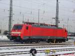 189 016-9 rangiert im Gterbahnhof Hamburg Sd.