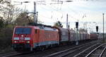 DB Cargo AG [D] mit  189 008-6  [NVR-Nummer: 91 80 6189 008-6 D-DB] und gemischtem Güterzug am 08.11.22 Berlin Hirschgarten.