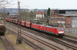 DB Cargo 189 036 + 189 052 // Dillingen (Saar)