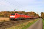 Deutschland 
Loks 189 087+189 044 von DBC ziehen einem Güterzug in Bösinghoven
6/11/2025