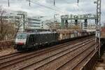 DB 189 099-5 mit G�terzug in Wuppertal, M�rz 2025.