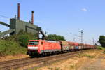 Deutschland Bottrop
Lok 189 087 von DBC zieht einem Stahlzug, in Bottrop am Cokerei Prosper
28/7/2026