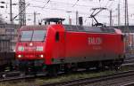 Nach dem Lokfhrerstreik gab es viel auf dem Rangierbahnhof Hagen-Vorhalle zu tun. Hier fhrt eine 189 026-8 in den Rangierbahnhof um einen Gterzug abzuholen.