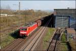 189 053 bespannt bei Hagen-Kabel den 52296 von Finnetrop nach Hagen. (17.04.2008)