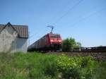 Br 189 061-5 aus Babenhausen Richtung Dieburg hier in Sickenhofen.