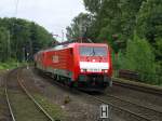 Railion 189 086 und 189 082 mit GZ in Bochum Hamme in Richtung Bochum Nord.(19.07.2008)