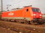 BR 189 081-3 bei der Einfahrt in den Seelzer Rangierbahnhof am 19.12.2008