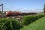 Das Foto zeigt Railion 189 069-8 bei der ausfahrt aus dem Bahnhof Venlo (NL)