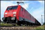 189 054-0 vor 45504 aus Rostock Seehafen, hat fast den Hp Stralsund Grnhufe erreicht.   am 02.08.07 