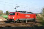 189 004-5 auf Leerfahrt zwischen Heidenau-Grosedlitz und Heidenau-Sd, 22.04.2010