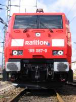 2005-08-27  DB Werk Erfurt - 80 Jahre - 189 087-0