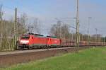 189 034 und 189 089 in Wesel am 10.04.2010