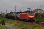 189 022-7 mit gem. GZ in Nauheim (bei Gro Gerau) am 03.08.2010