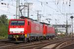 Die 189 031-8 und 189 043-3 in Gremberg am 16,07,10