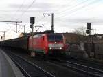 Railion 189 089-6 in Kln Ehrenfeld am 8.1.11. Gru an den Tf !!!