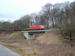 189 014-4 mit FR 52740 am 11.03.2006 bei Backnang.