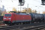 189 001 durch den Gbf Paderborn Richtung Altenbeken am 01/11/11
