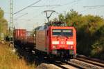 189 019-3 DB Schenker Rail bei Staffelstein am 30.09.2011.