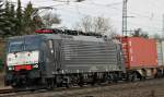 Die 189 910 bei Fulda am 2.4.2012.