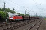 189 031-8 mit einem leeren Erzzug in Dsseldorf-Eller am 27.06.2012