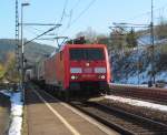 189 002 mit KT 42144 (Verona - Rostock) am 31. Oktober 2012 in Ludwigsstadt.