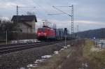 189 018 mit Lkw-Walter Klv am 17.03.2013 bei Nagel.