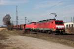 189 033-4 und 189 xxx-x in Porz Wahn am 27.03.2013