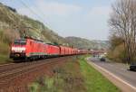 189 034-2 & 189 040-9 bei Erpel am 22.04.2013