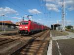 Am 25.08.2013 kam 189 061 & 189 019 mit einem Kohlezug aus Richtung Magdeburg nach Stendal und fuhr dann weiter nach Hamburg.
