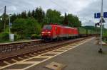 Am Samstag den 14.9.2013 durchfuhr die 189 022-7 Leubsdorf in Richtung Linz.