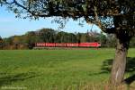 Hollandfhige 189 088 mit dem GM 60335 nach Hammerau am 13.10.13 bei Hilperting