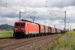 189 002-9 DB Schenker bei Staffelstein am 12.05.2014.