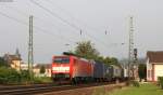 189 066-4 mit einem Containerzug bei Geisenheim 6.8.14