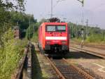 189 015 im Vorfeld des Bw Braunschweig am 16.08.2006.